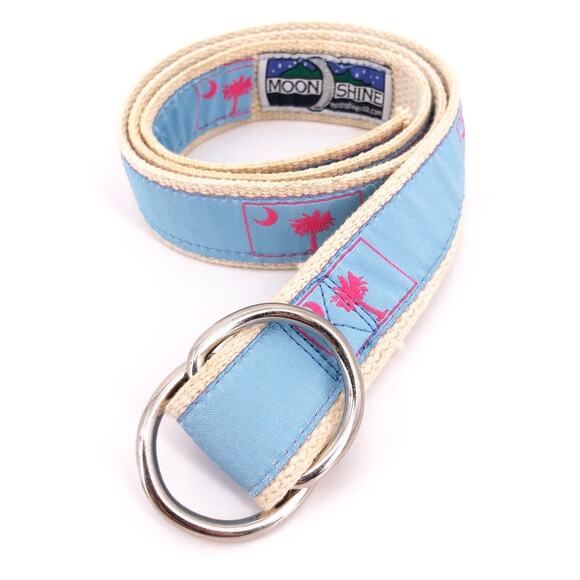 🔴 South Carolina state flag canvas ribbon belt - Picture 5 of 5